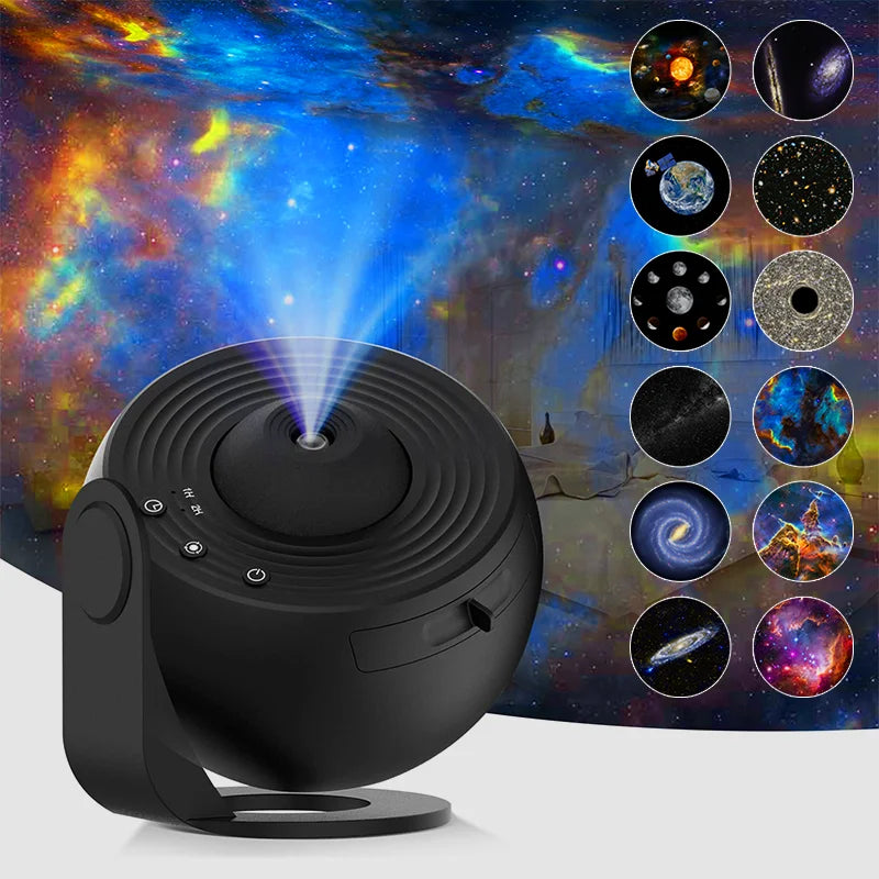 Proyector de galaxia y luz nocturna, proyector de cielo estrellado de 360°