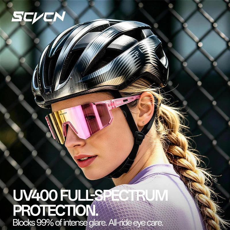 Gafas de sol SCVCN para ciclismo al aire libre: modelo unisex (protección UV400)
