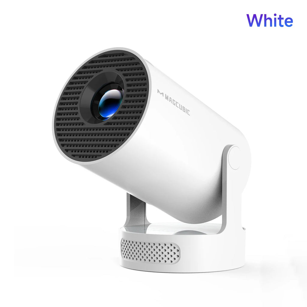 Proyector para exteriores Magcubic HY300 Pro+ 8K, 8000 lúmenes, Android 14, WiFi 6, BT 5.4, portátil, altavoz HiFi de 5 W, HD 720p