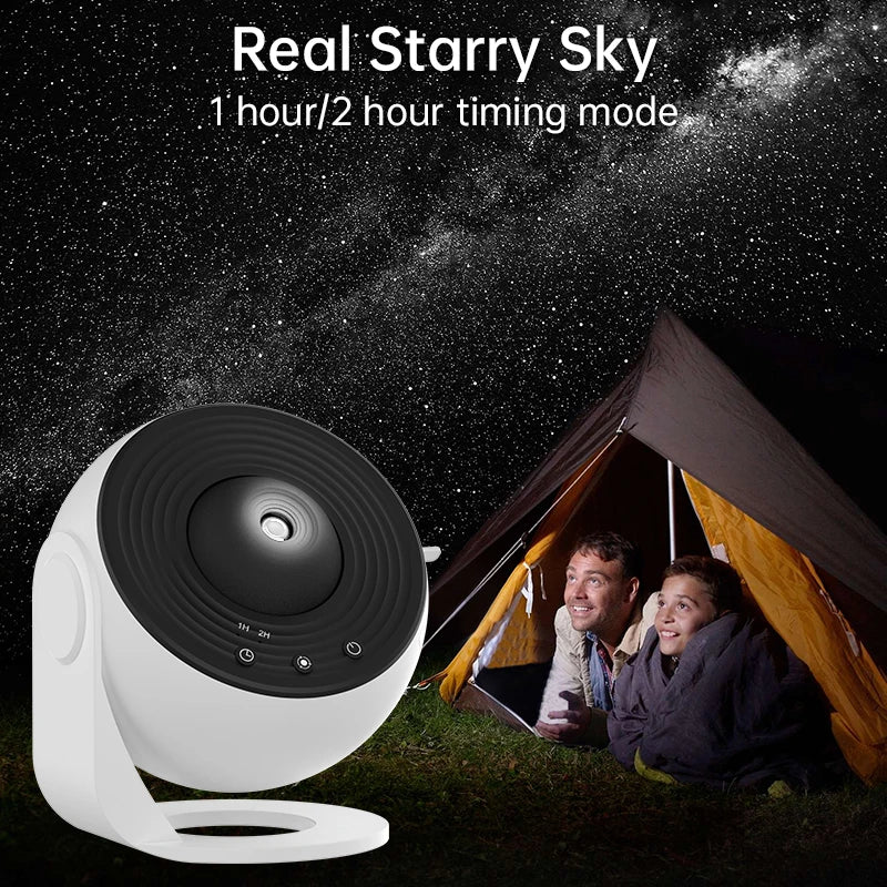 Proyector de galaxia y luz nocturna, proyector de cielo estrellado de 360°